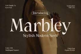 Marbley Font preview